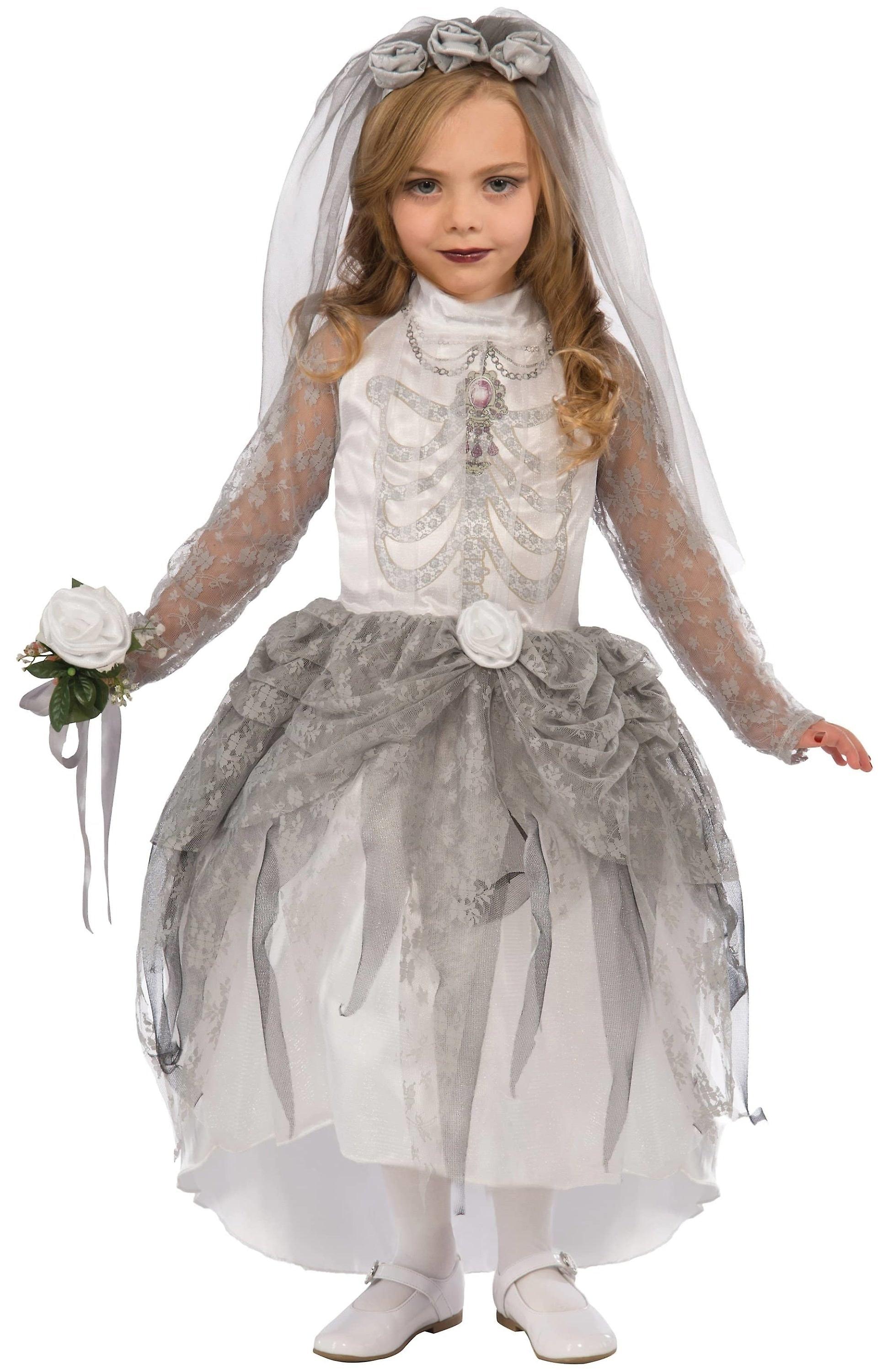 Skeleton Bride Childrens Costume X75186