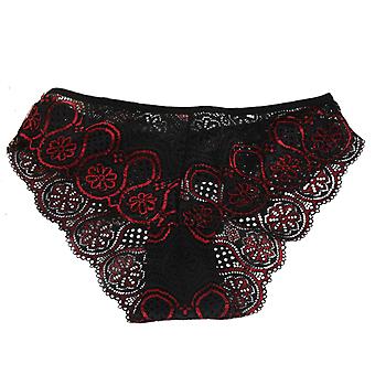 Veeki 5 Pack Women's Panties Lace Bikini Underwear Moderate Coverage Multi-packs, ST-JF9, 3XL