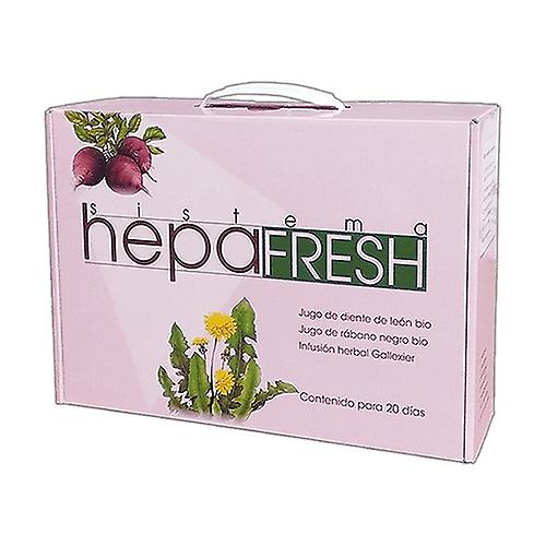 HepaFresh 2 200 ml bottles and 2 boxes of 15 sachets