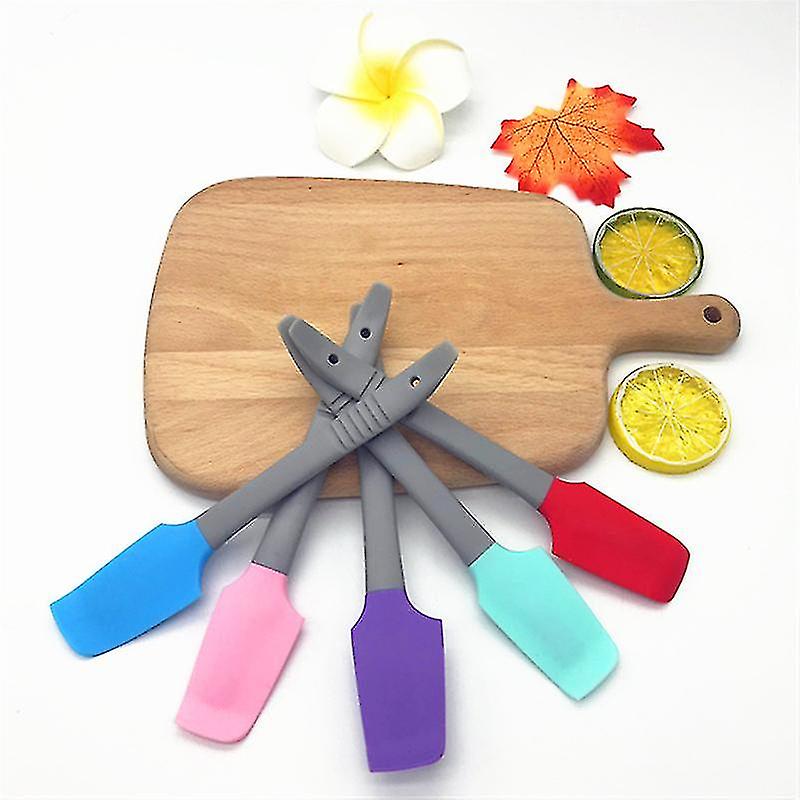 4pcs Mini Silicone Spatula Non-stick Jar Spatula Cooking Scraper