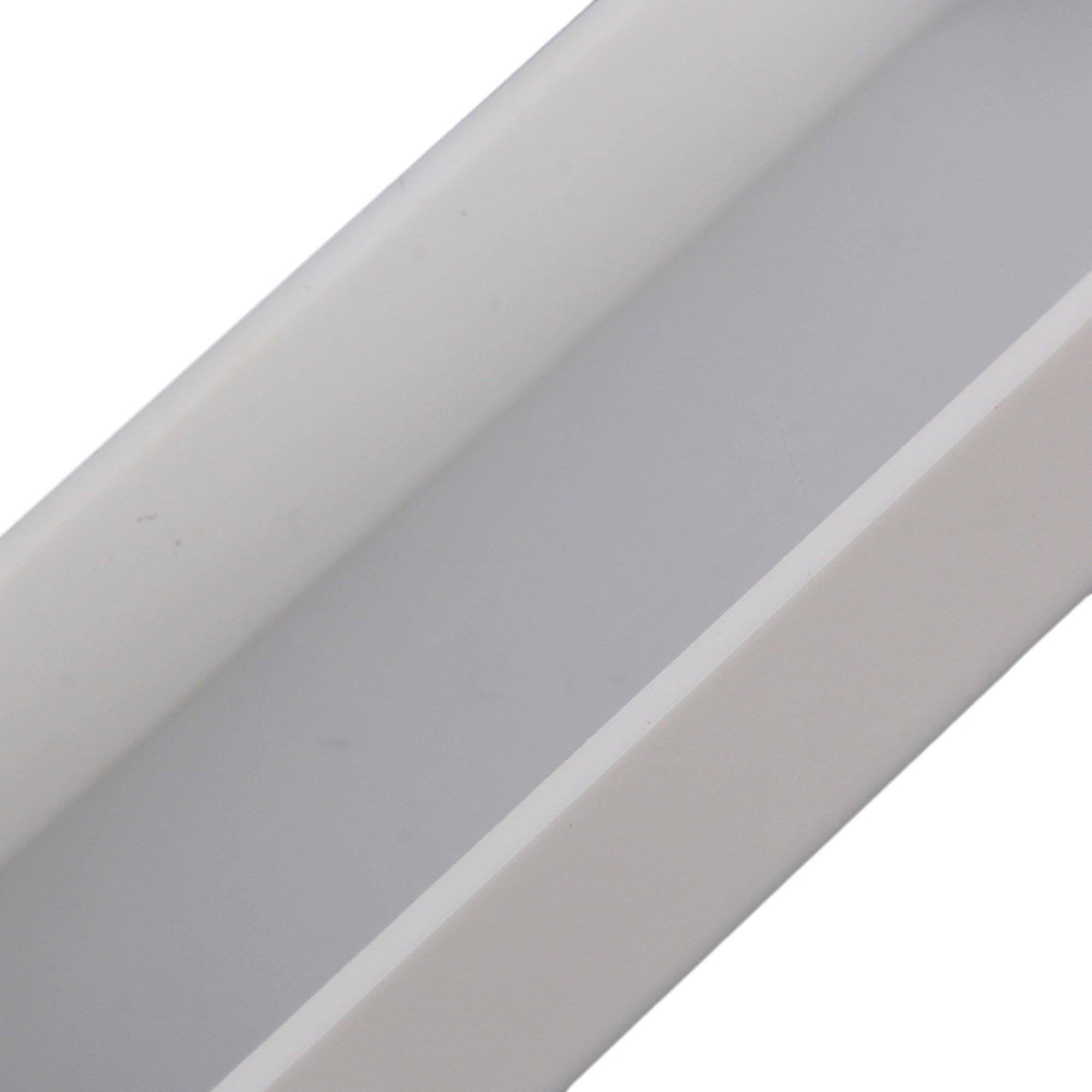 3pcs 82x18x13.5mm White Plastic Closed Shell Guitar Single Coil Pickup Cover