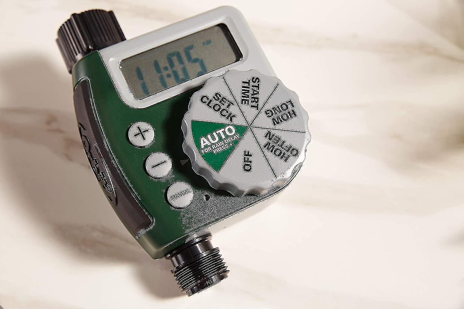 2024 Single-outlet Hose Watering Timer, 1, Green