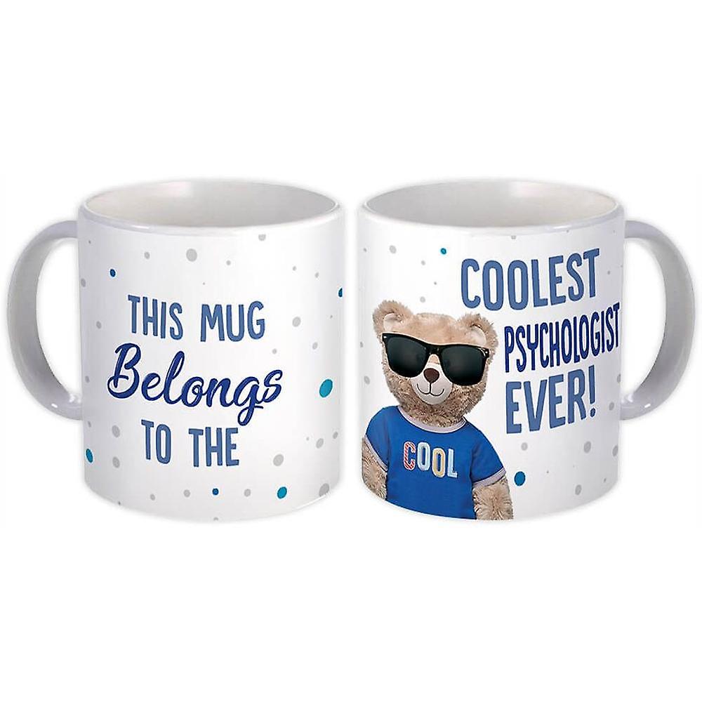 Gift Mug: Cool For PSYCHOLOGIST Teddy