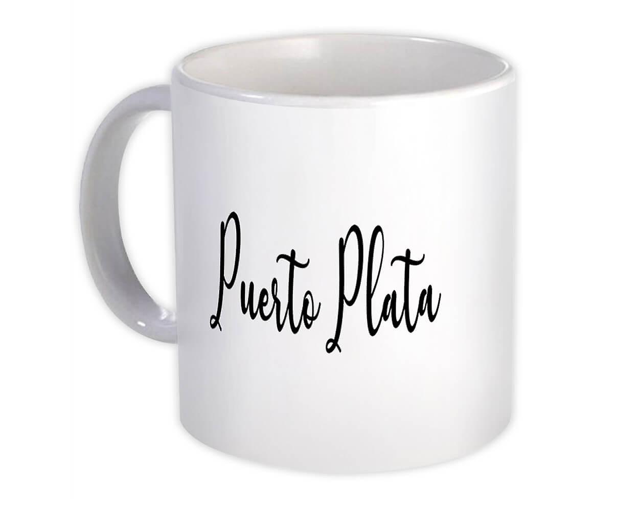 Cadeau mok: Puerto Plata Cursive
