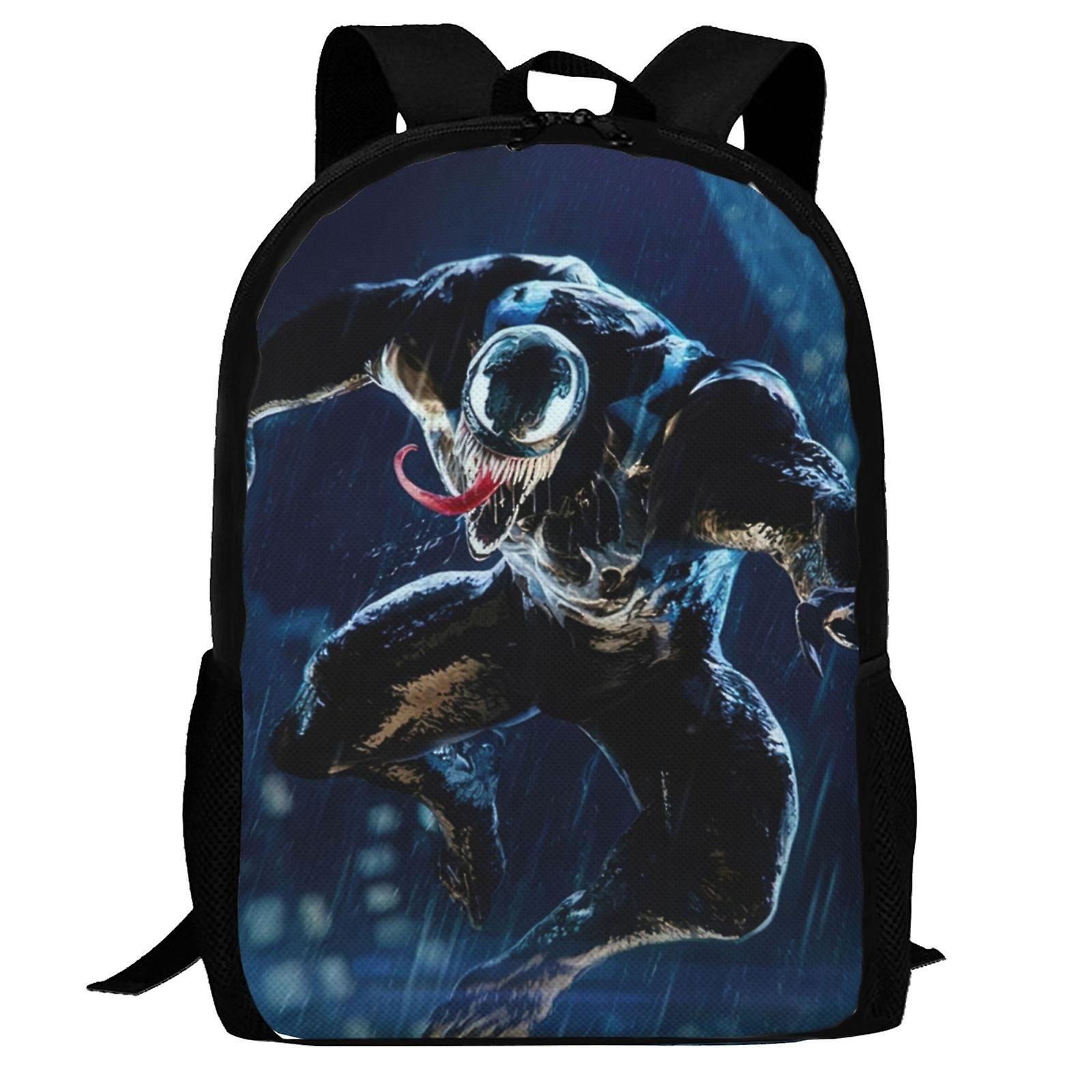 Venom Backpack,3d Print Laptop Backpack Lightweight Casual Daypack Bookbag Multi-Function Travel Backpack