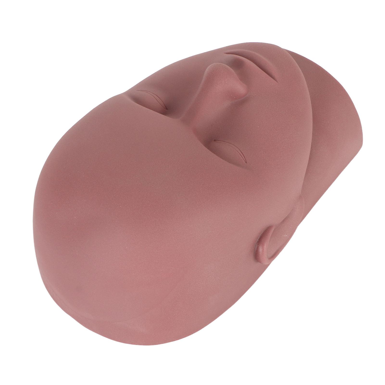 Practice Training Mannequin Head Versatile Washable Reusable Portable Mannequin Head Model for Makeup Massage 