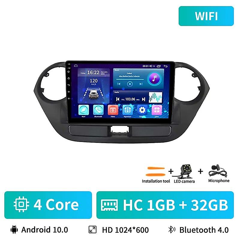 Android 13 Autoradio für Hyundai i10 2013-2018 2 Din DVD DSP Navigation GPS Carplay Wireless Head Unit Auto Multimedia Player