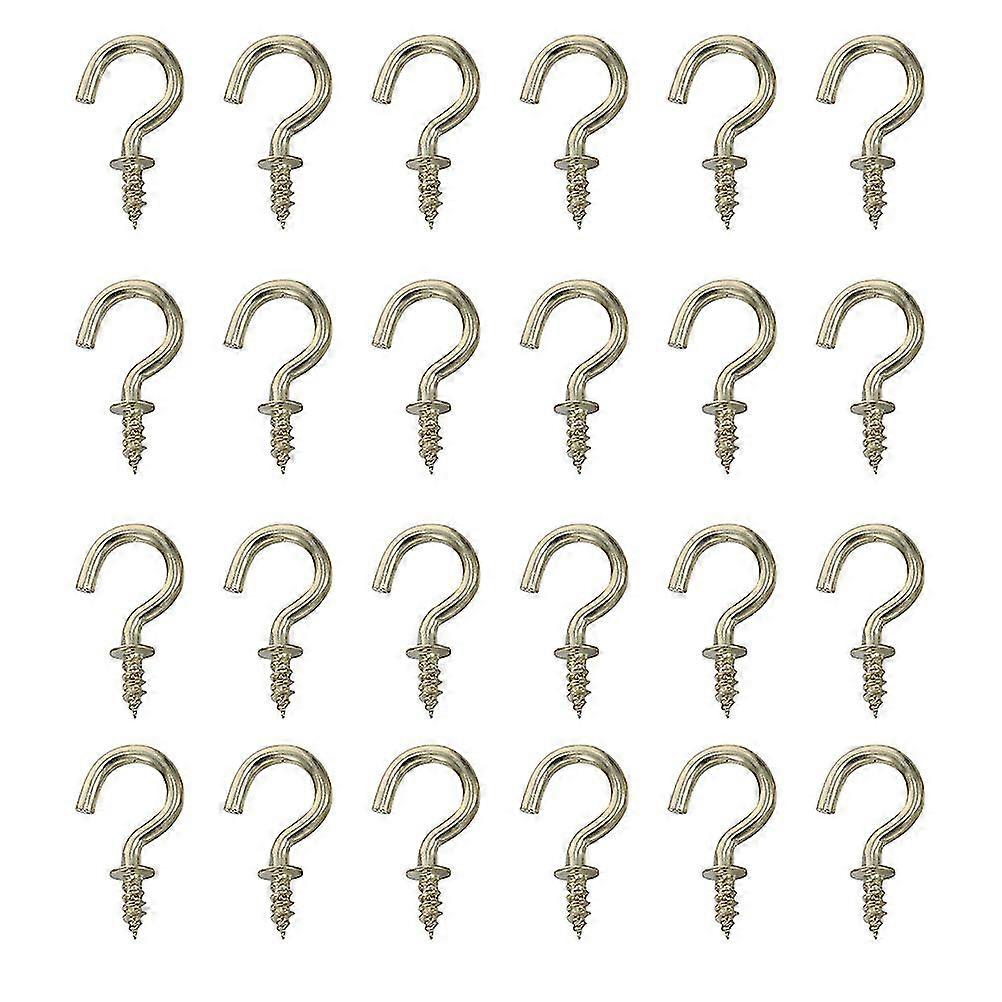 100 st utomhus krans krokar väggmonterad krok handduk väggkrok fairy lätt skruvkrok sundries krok