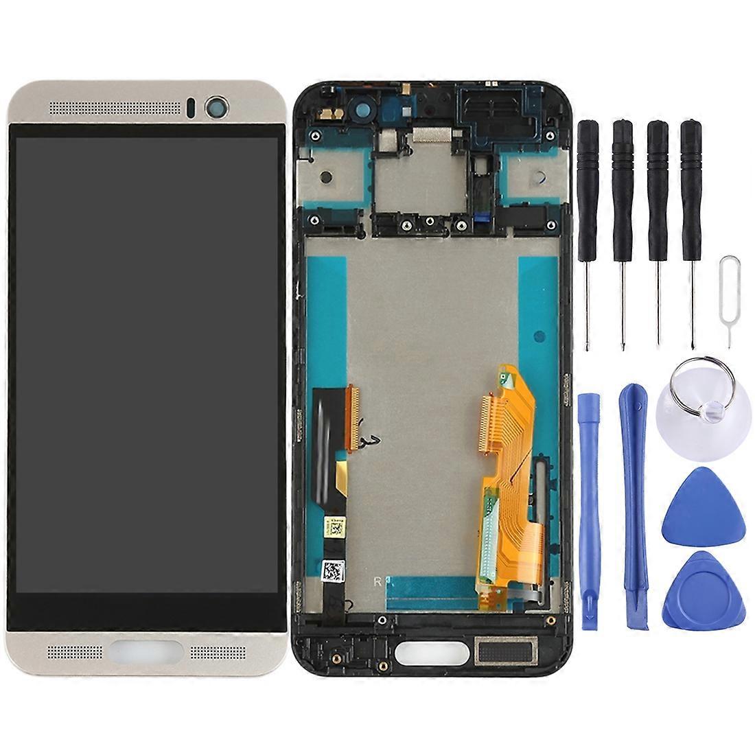 TFT LCD Screen for HTC One M9+ / M9 Plus Digitizer Full Assembly with Frame (Black)