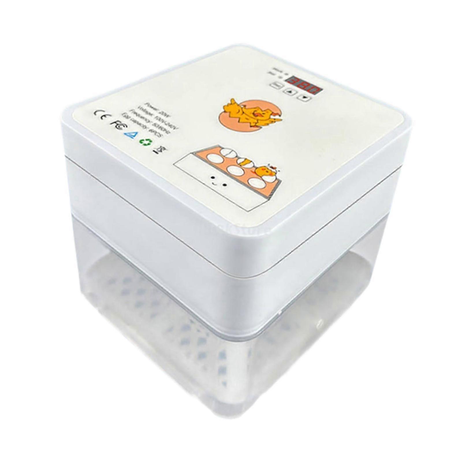 6 Eggs Incubator Digital Incubator Egg Hatcher Machine for Turkey Duck Goose