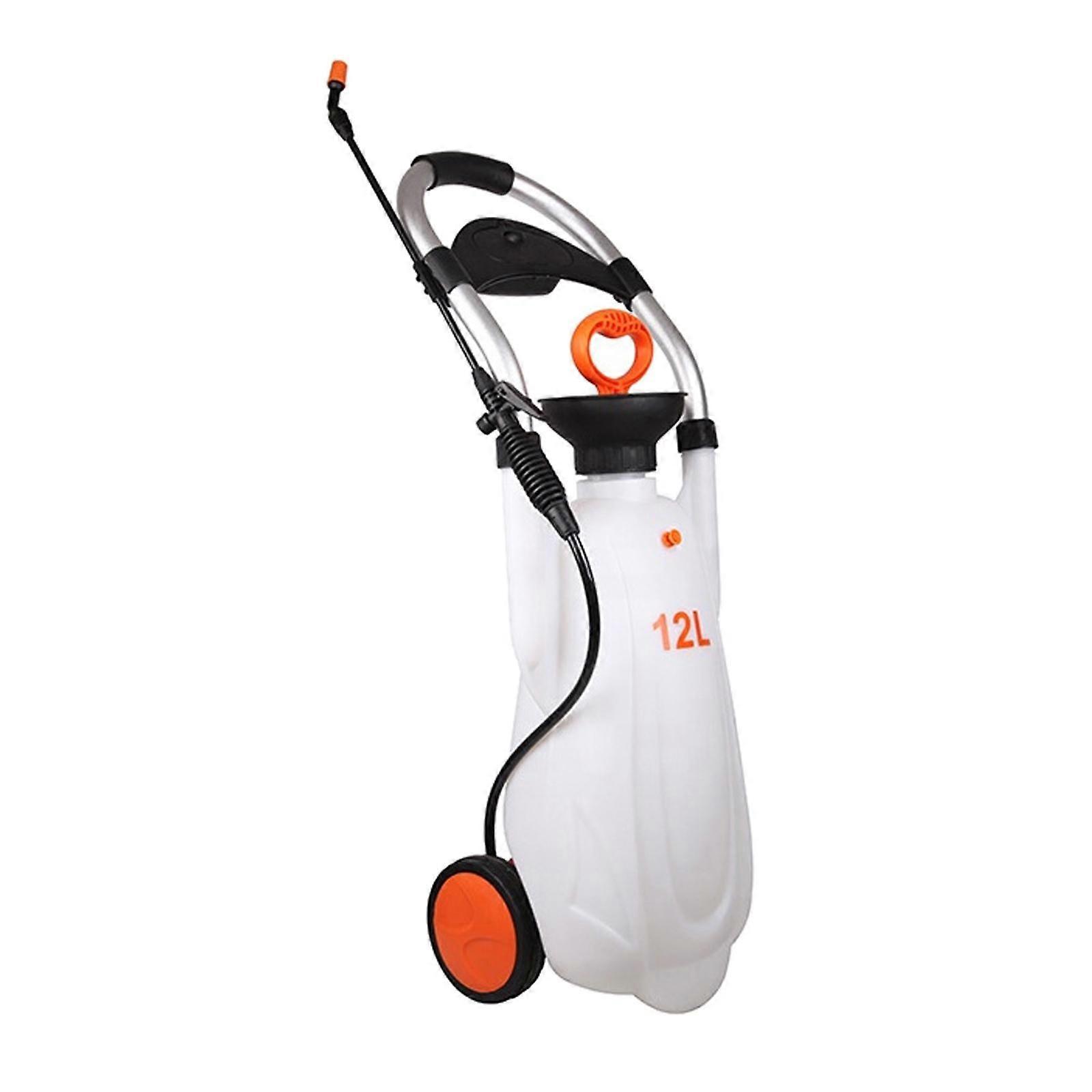 Lawn and Garden Sprayer Multi Function Wheeled Sprayer for Yard Outdoor 12L