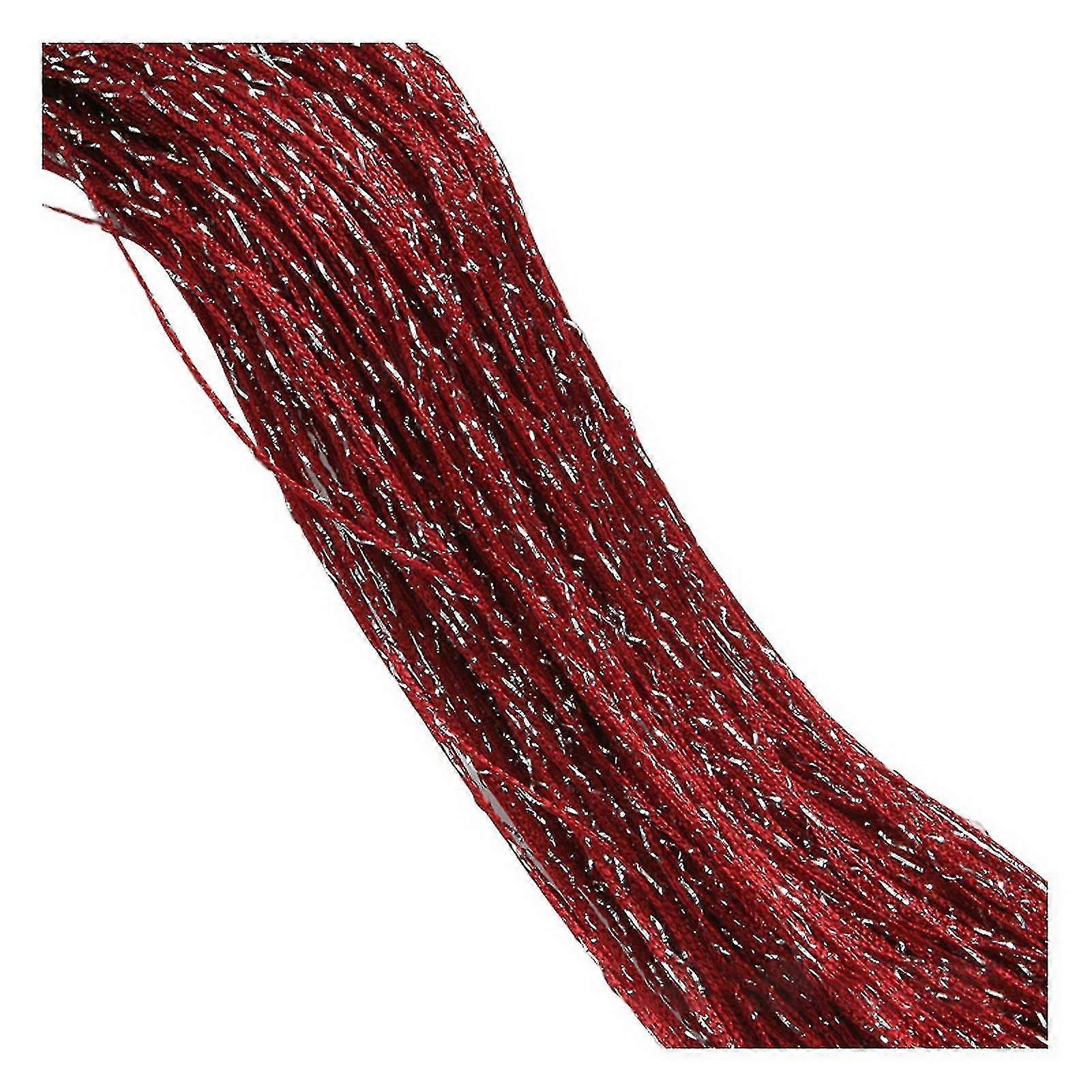 Glitter Door Curtain With Silver Ribbon Flexible Shiny Tassel Flash Line Curtain For Balcony