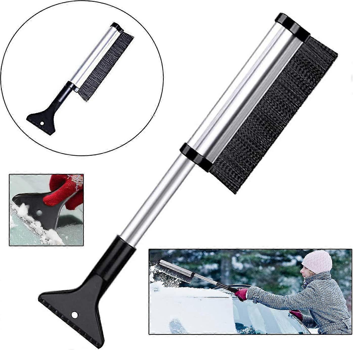 Eiskratzer Auto, Eiskratzer und Bürste, Eiskratzer Einziehbare Schneebürste Geschenk