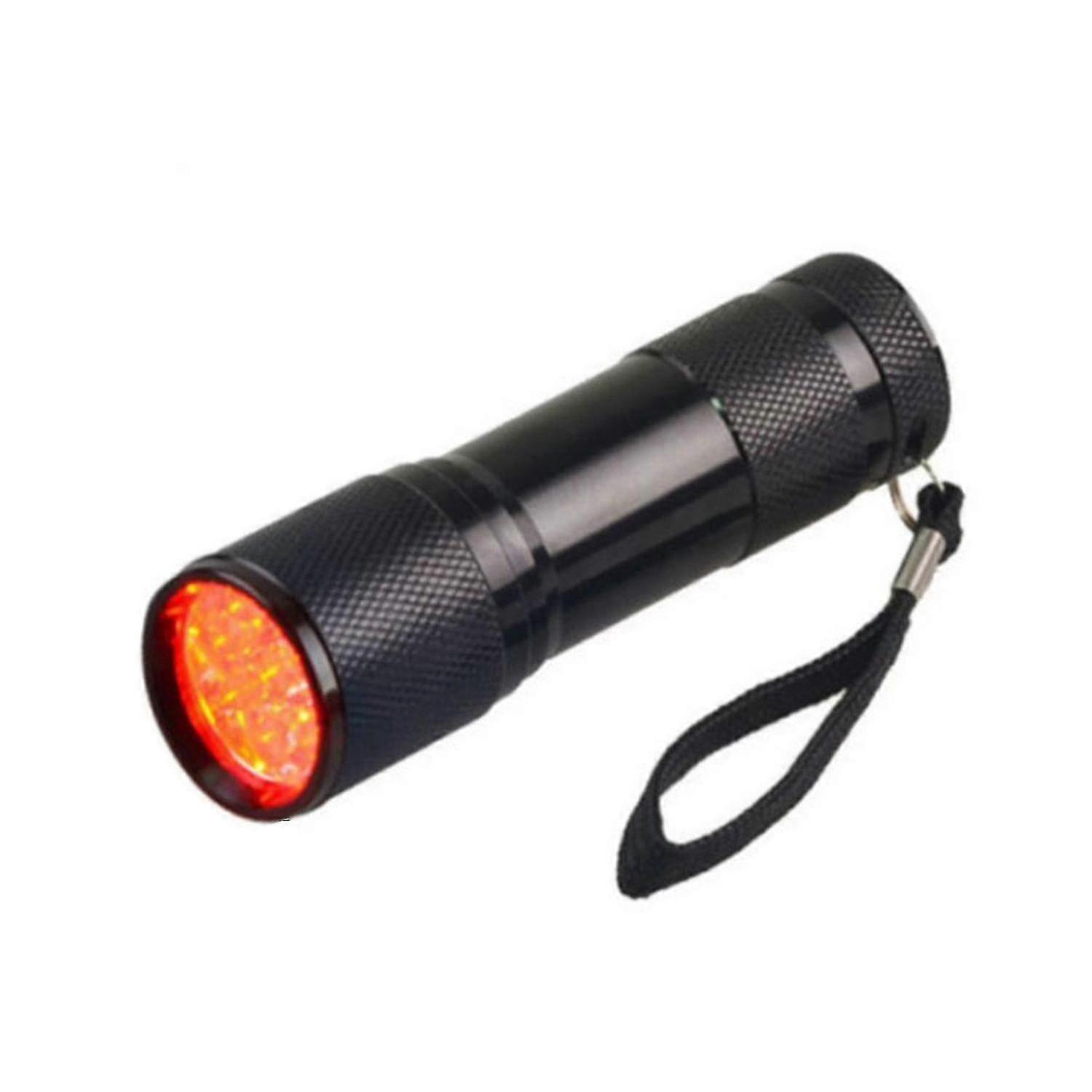 Red Light Flashlight Multi-purpose High Brightness Lightweight 9 Led Red Light Torch Lamp Against De