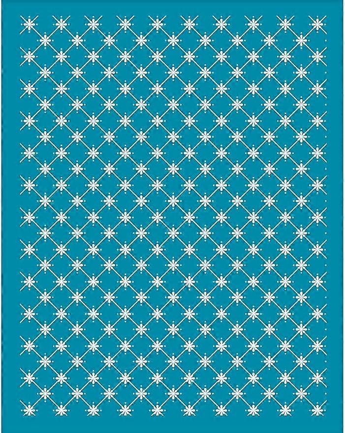 4x5 Inch Cross Tile Clay Stencils Star Grid Silk Screen for Polymer Clay Stripe Silk Screen Stencils