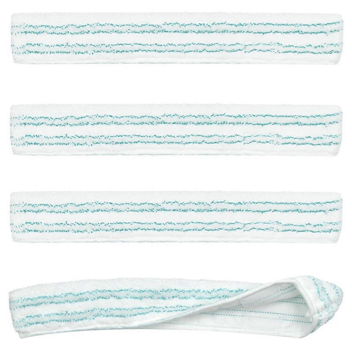 Replacement Fleece for 3-In-1 Window Cleaner with Microfibre Fleece,for Window Squeegee and Frames 42 cm 4PCS