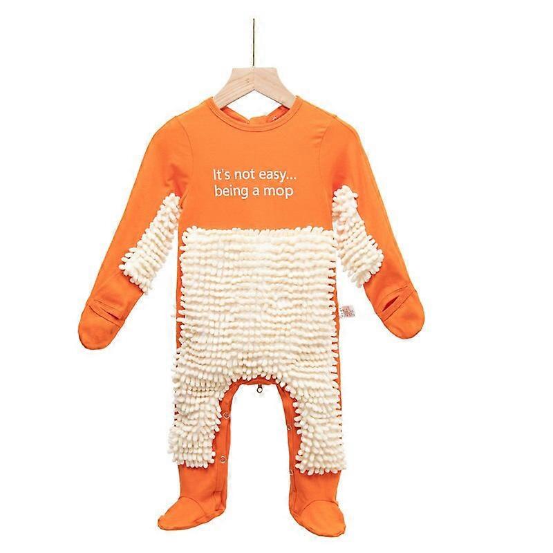 Vestito per il mopping del bambino Vestiti a maniche lunghe Crawling  Abbigliamento Tuta per bambini Tuta in cotone Vestito per la pulizia del  bambino