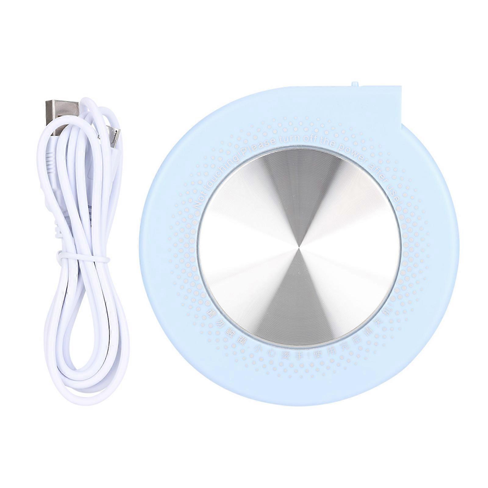 55 Multifunctional Usb Cup Mug Insulation Mat Desktop Insulation Pad Coaster (blue)