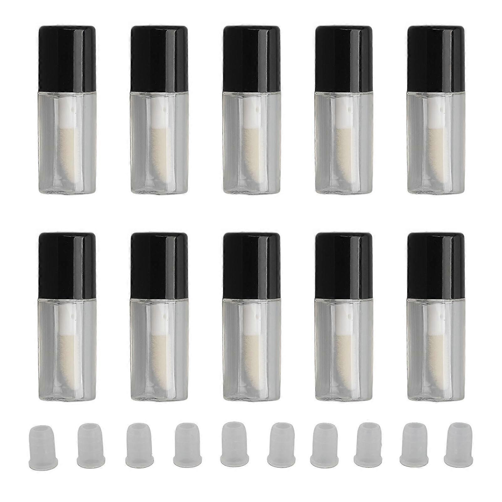 10pcs 1.5ml Lip Gloss Tube Mini Reusable Clear Empty Lip Gloss Containers For Lipstick Sample Lip Balm