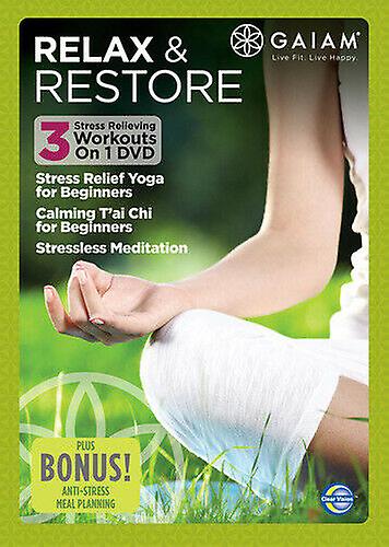 Gaiam Relax and Restore DVD (2012) cert E - Region 2