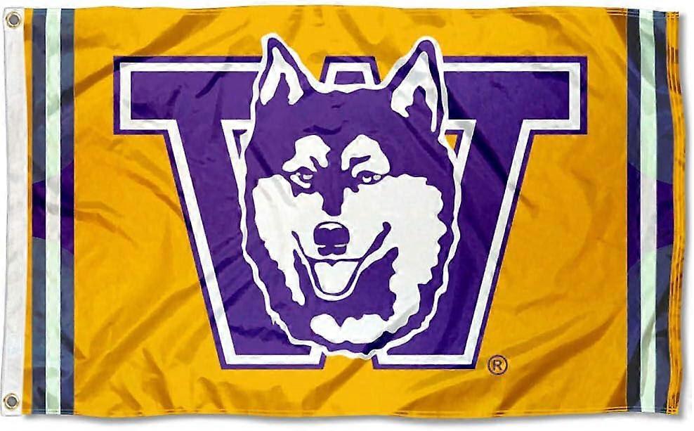 Washington Huskies Vintage Retro Throwback Banner Steag