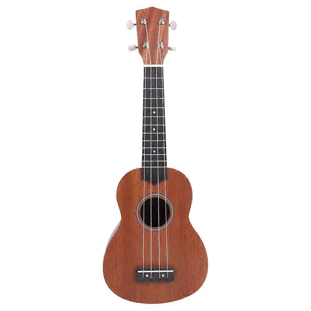 Mahogany Ukulele Starter Small Guitar 4 String Beginners Students Music Lovers 21in