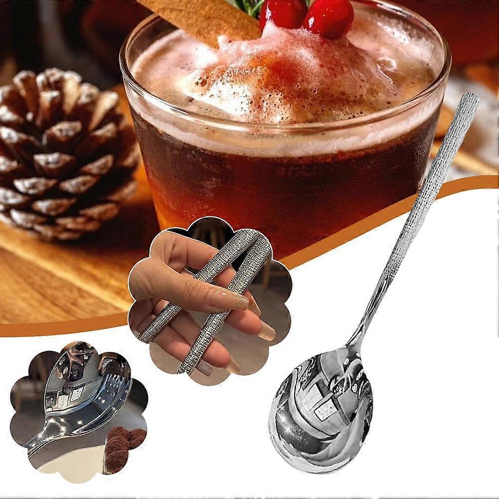 Cucchiaio coreano in acciaio inossidabile 10P Ginseng Patten Utensili da cucina coreani