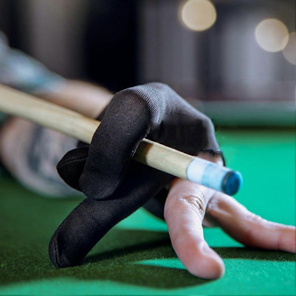1Pcs Three Fingers Full-Finger Snooker Pool Cue Billiard Glove for Left Hand Lycra Fabrics Embroidery Billiard Accessory New Betterlifefg