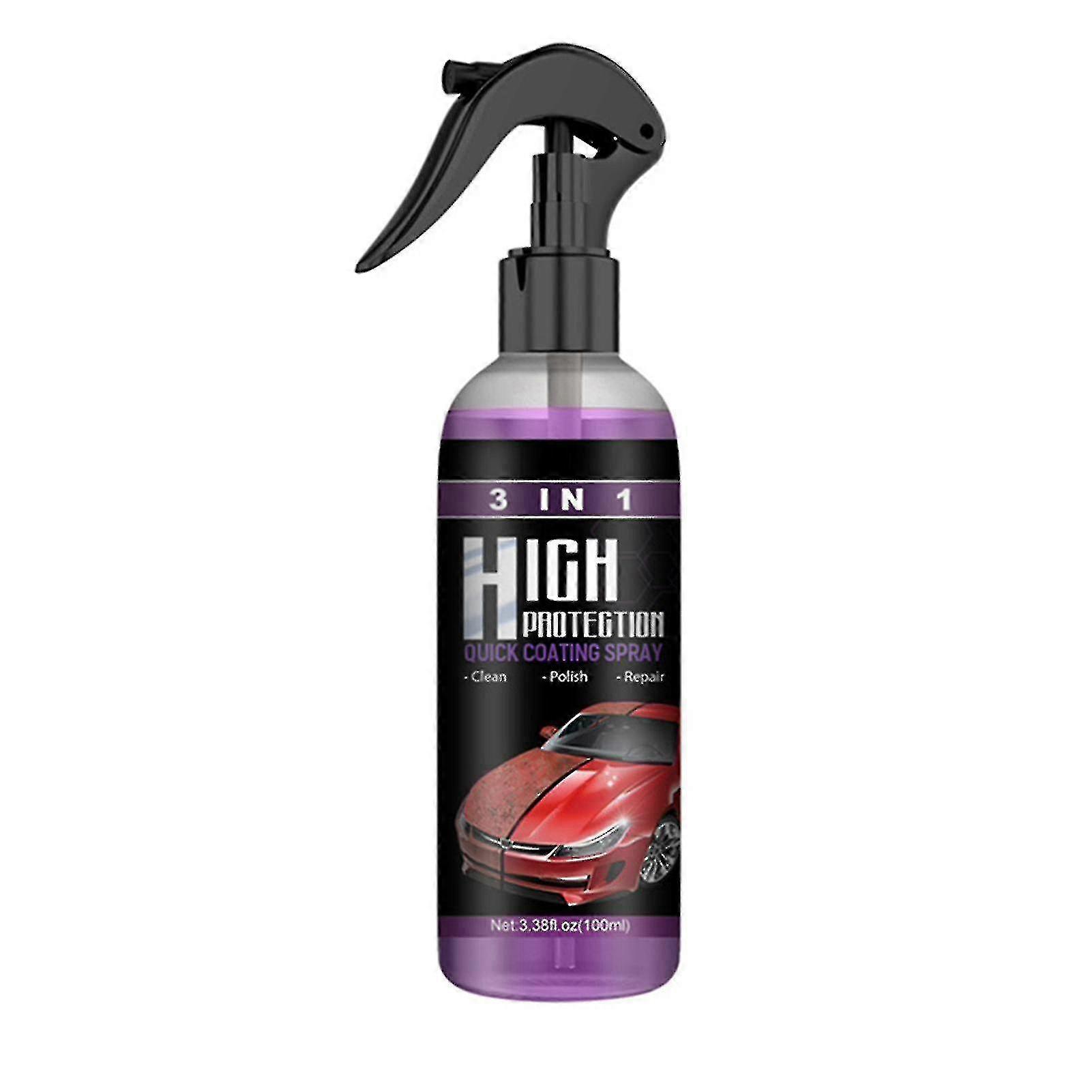 3-in-1 High Protection Car Paint Spray for Fast Color Change and Cleaning Coating