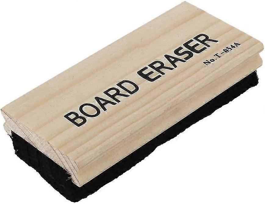 HXDISWSM 4 Pack Chalkboard Erasers - Premium Wool Felt Dustless Blackboard Cleaners With Wood Handle - View #5