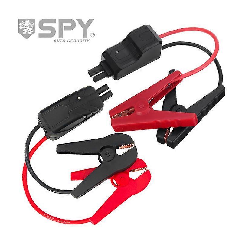 SPY Emergency Car power connector Jump Starter Battery Clamp One-click Start Safety Smart Cable for 12V Vehicles Suitable for All Jump Starters