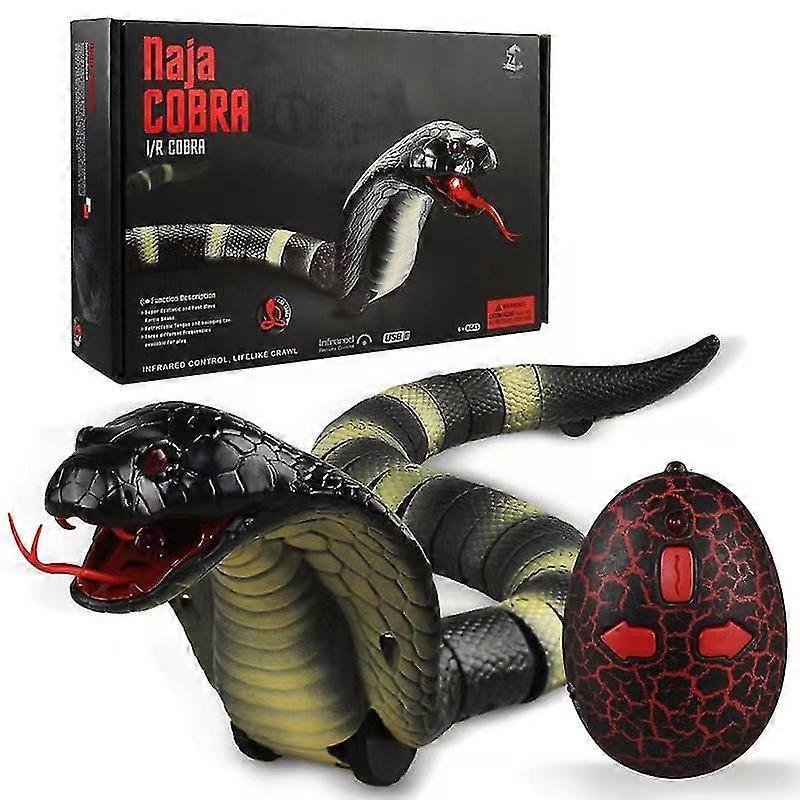 Terrible Prank Toys Kids Infrared Rc Remote Control Snake Realistic Cobra Prank Egg Cobra Toy Funny Snake Toy
