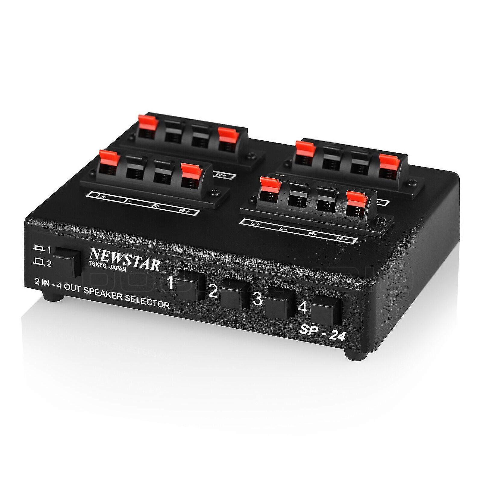 Mini 2-i-4-ut O Selector Amplifier Ser Box Ser Splitter Nyhet