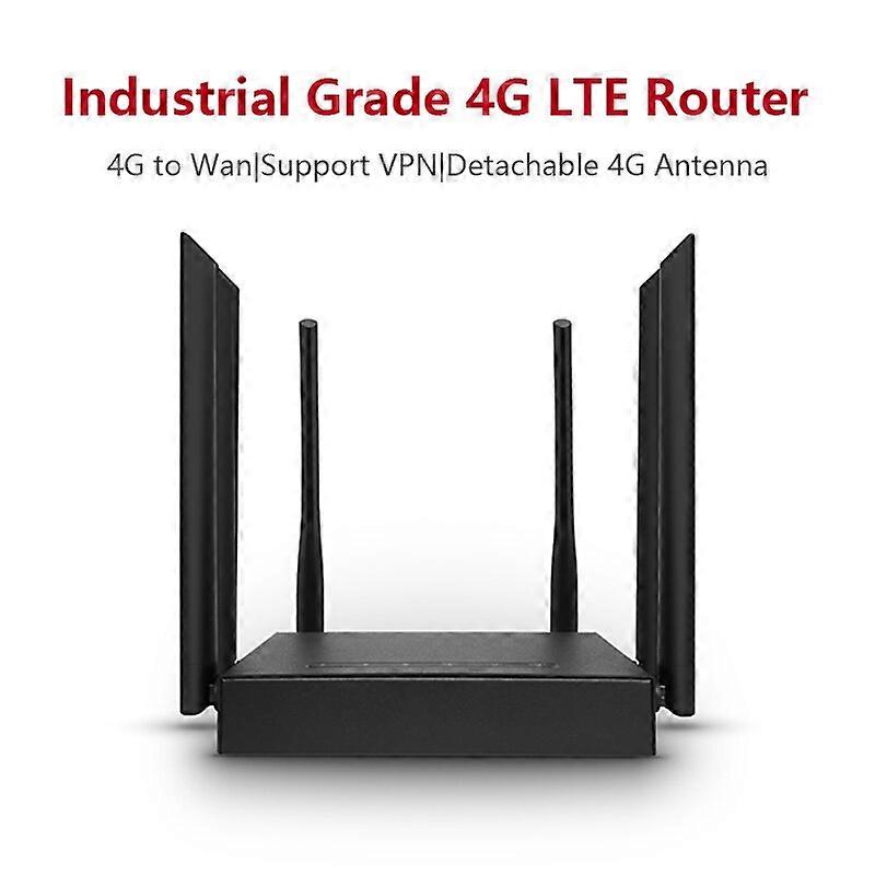 DBIT Industrial Grade 4G Wifi Router Metal LET Router With SIM Card 4G Broadband Automatic Switching 30 Machines Support VPN