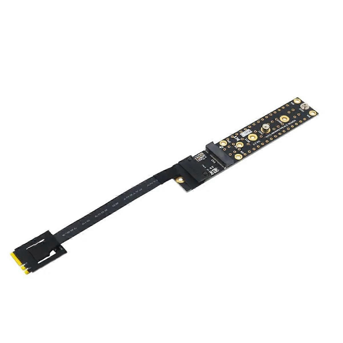 Add on Card NGFF M.2 Key AE Male to Key M Female Board Adapter with Cable M2 KEY AE to NVME for 223
