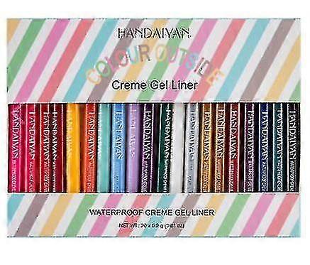 Eyeliner 20 color eyeliner liquid waterproof non smudge eyeliner pen shimmer matte ultra fine eyeliner eye