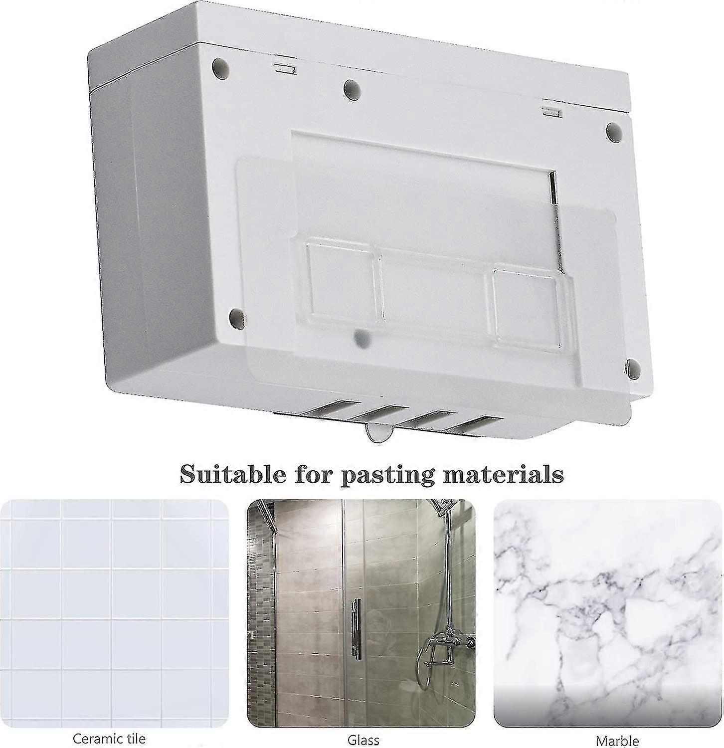 3 In 1 Automatic Toothpaste Dispenser Set Wall Mounted Toothbrush Holder