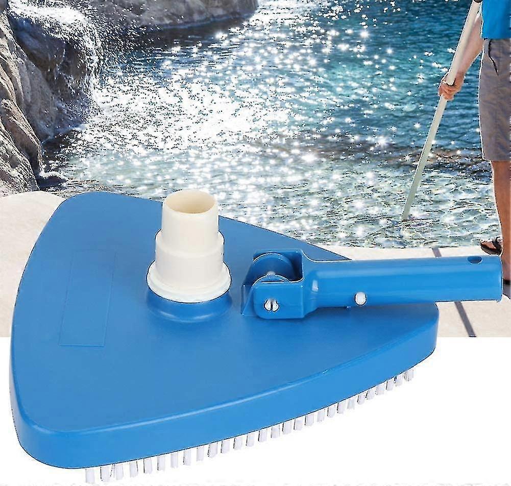 Pool Cleaner Rotary Manual Triangular Vacuum Head - Weighted, Portable, Triangular Shape