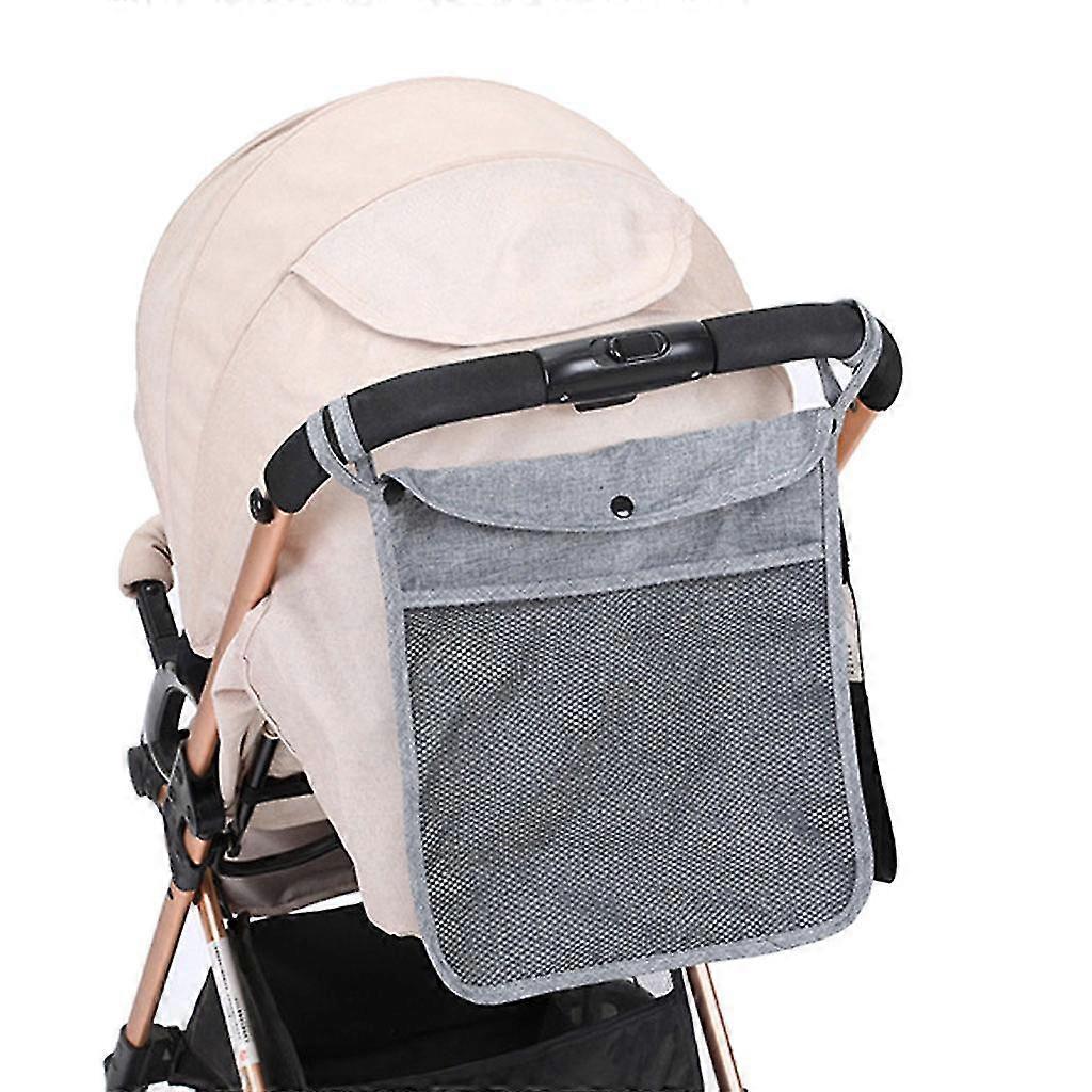 Lightweight Baby Stroller Organizer Mesh Bag Durable Hanging Bag For Most Pram