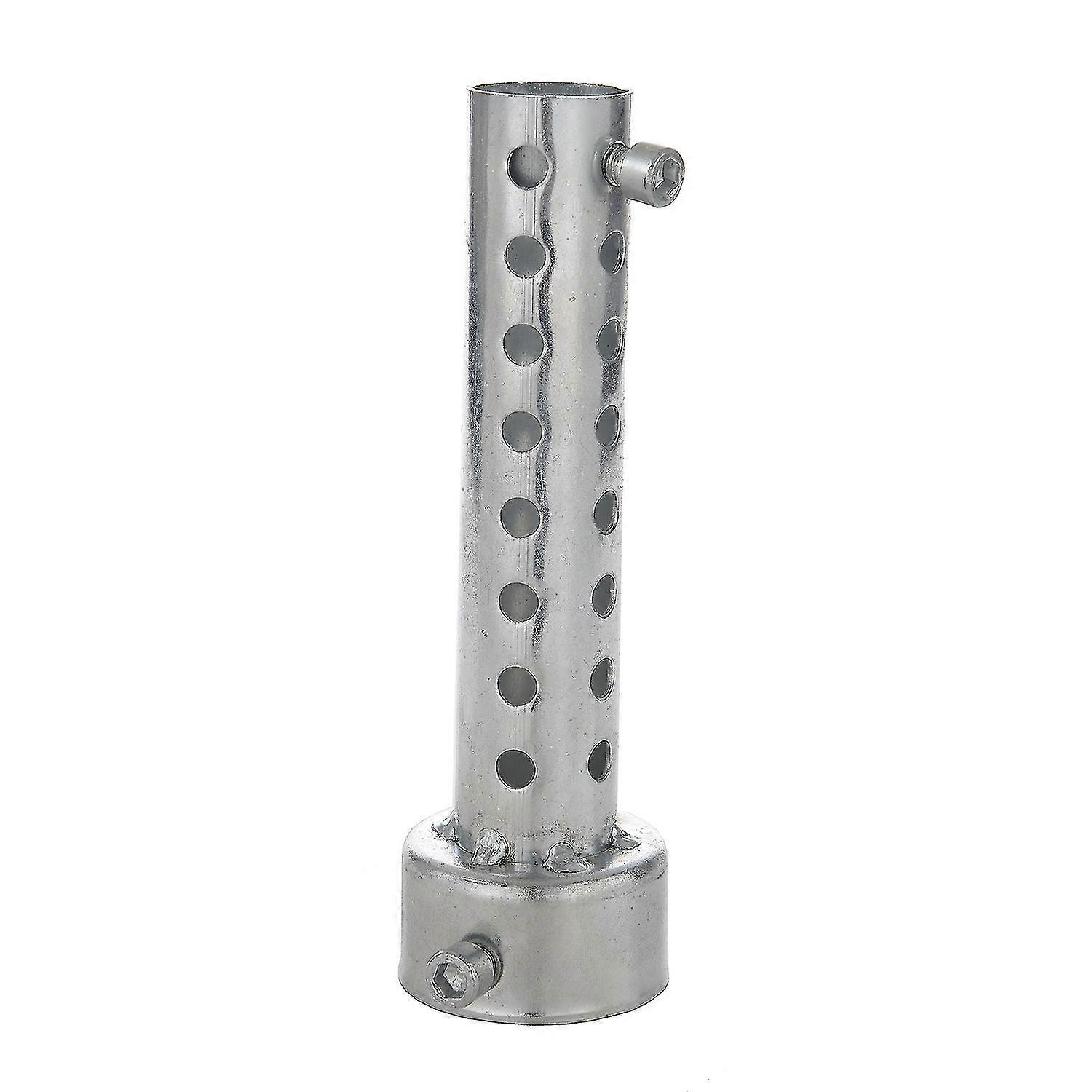 Silver Motorcycle Exhaust Can Muffler Insert Baffle Db Killer Silencer 42mm X 140mm-haoyi