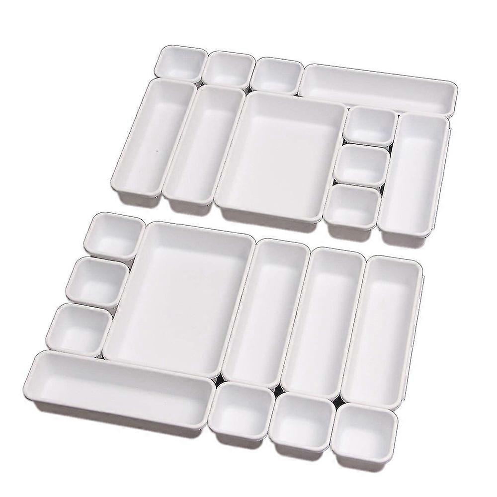 1 Set Of 22 Desk Drawer Organizer Tray Dividers Drawers Organizers Separators And Storage Container