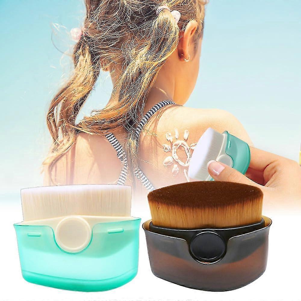 Sunscreen Applicator for Kids, Brush Set with Protective Caps, Sun Lotion Applicator Sun Cream Brush