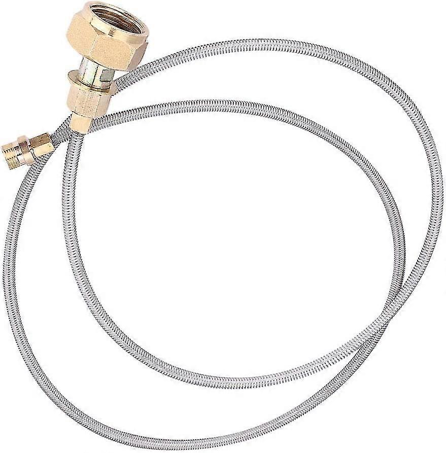 Camping Stove Adapter Flat Burner Cylinder Gas Refill Adapter With Copper And Nylon Tube