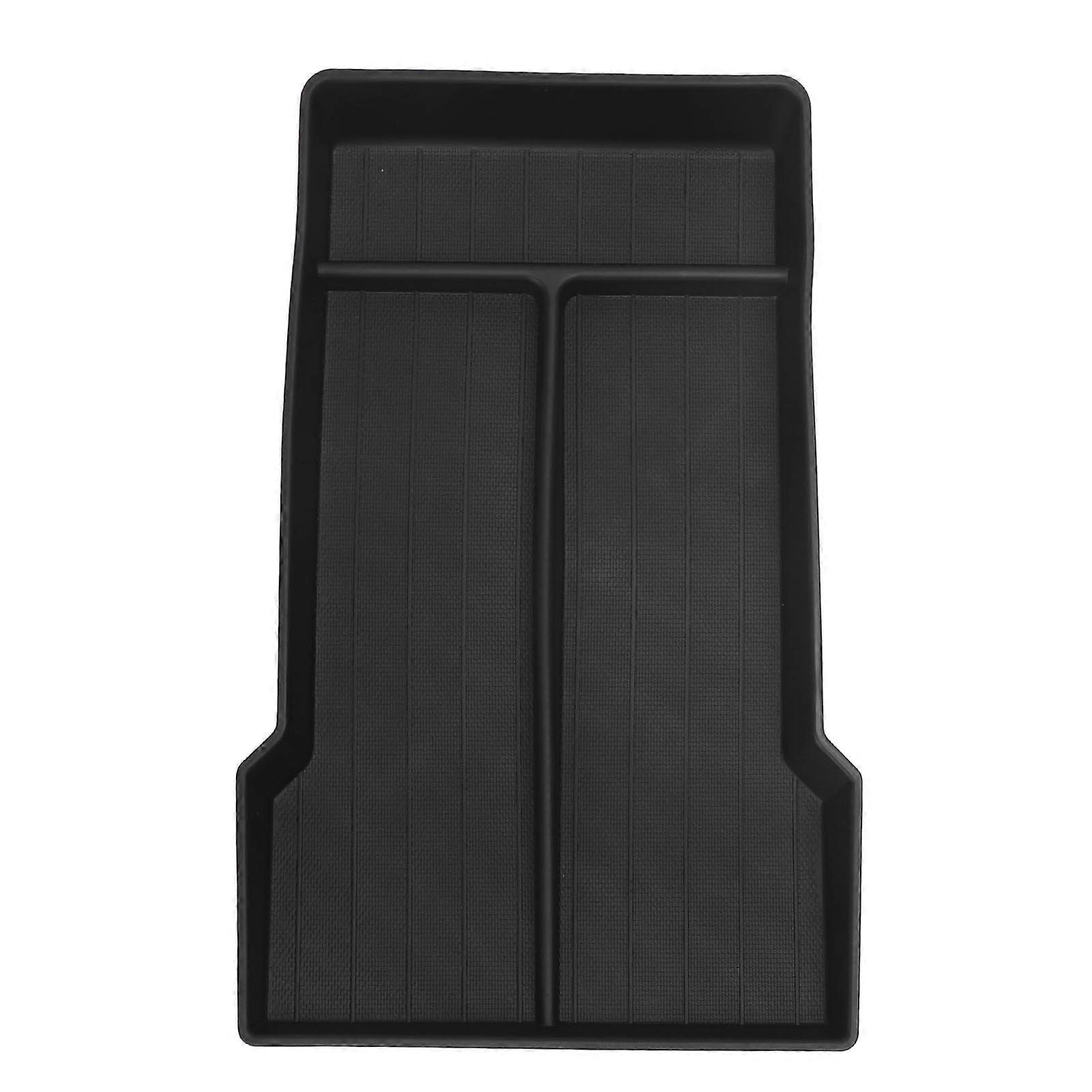 Center Console Organizer Tray Easy Storage Armrest Storage Box Bottom Tray Replacement for Tesla Model 3 Highland 2024 Black