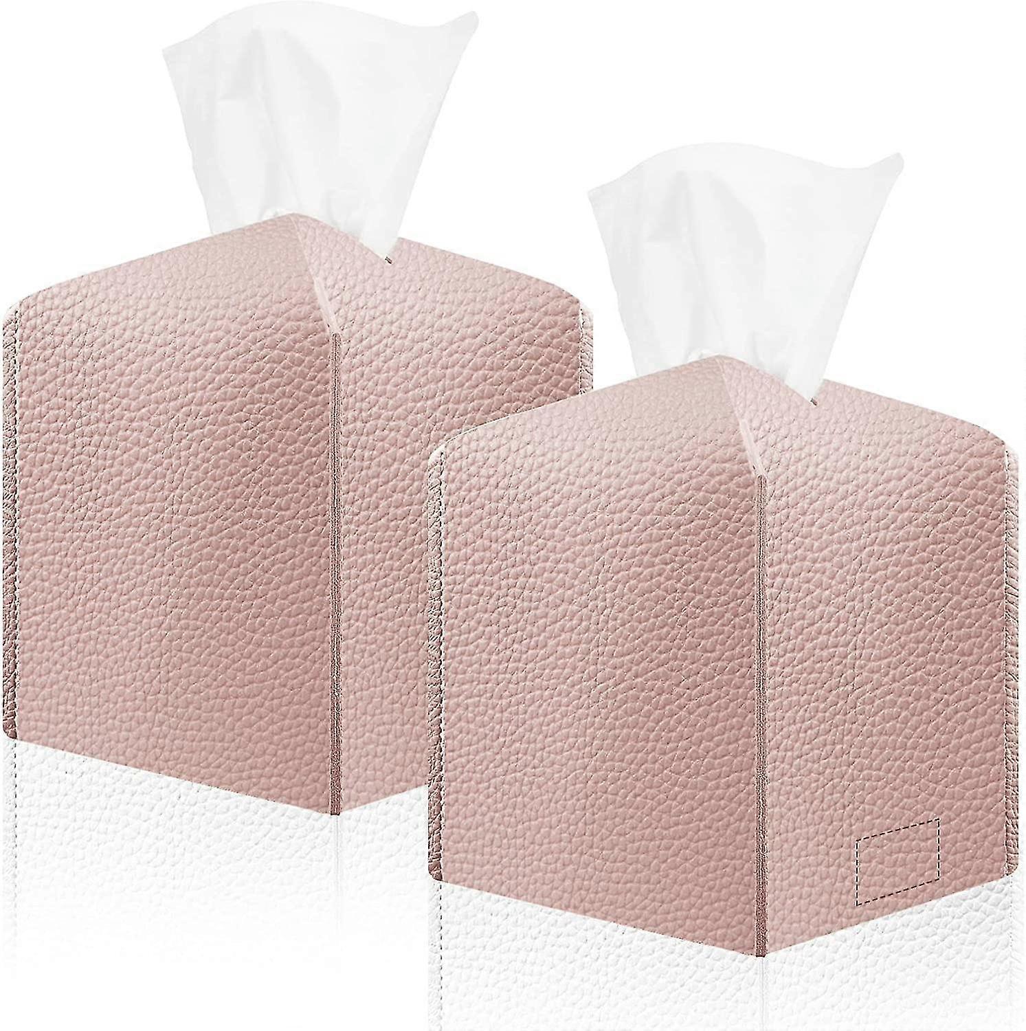 2 Pack Tissue Box Cover,tissue Box Holder