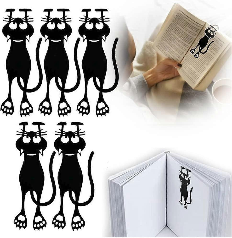 Curious Cat Bookmark for Cat Lovers - Locate Reading Progress with Cute Cat