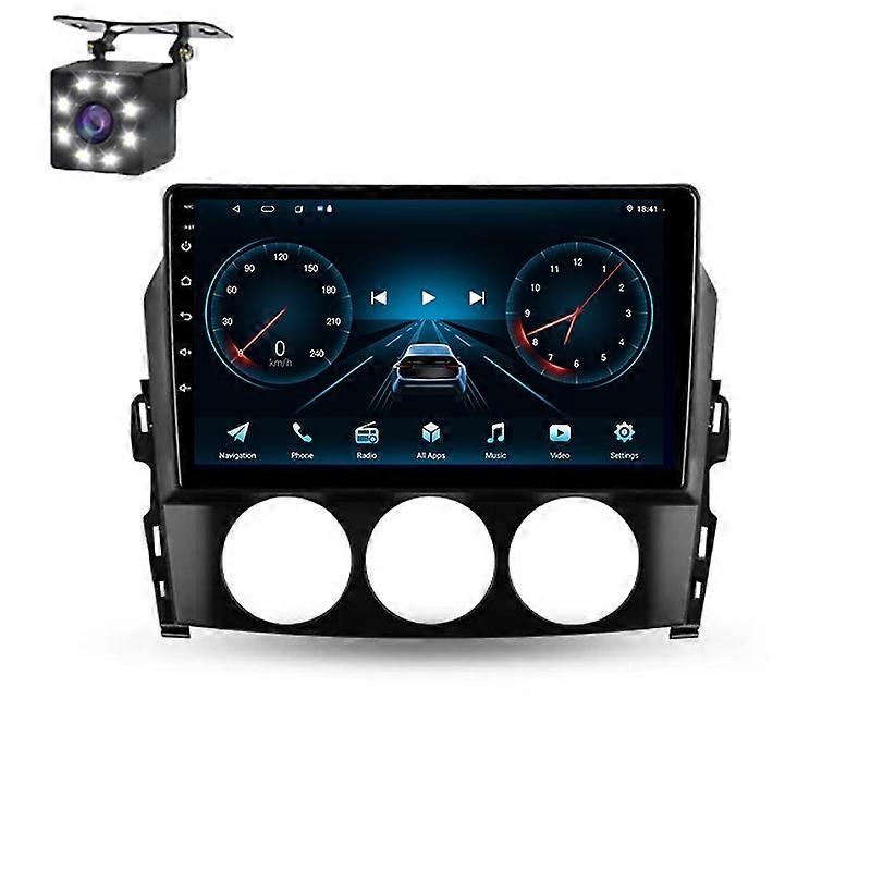 マツダMX-5 III 3 NC 2008-2015オートマルチメディアプレーヤーステレオ用Android 14ラジオ