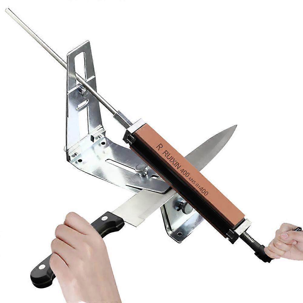 Table Leather Sharpening and Polishing Home Kitchen Knife Sharpener Fix-Angle Sharpener Professional 150-1500Grit Whetstone