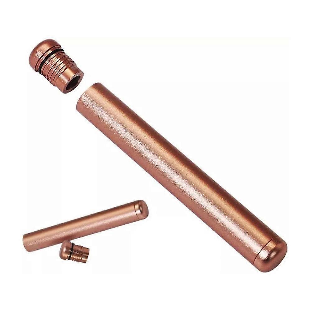 جرة تخزين سبائك الألومنيوم عالية الجودة 110 مم مع معدني غير لامع مختوم