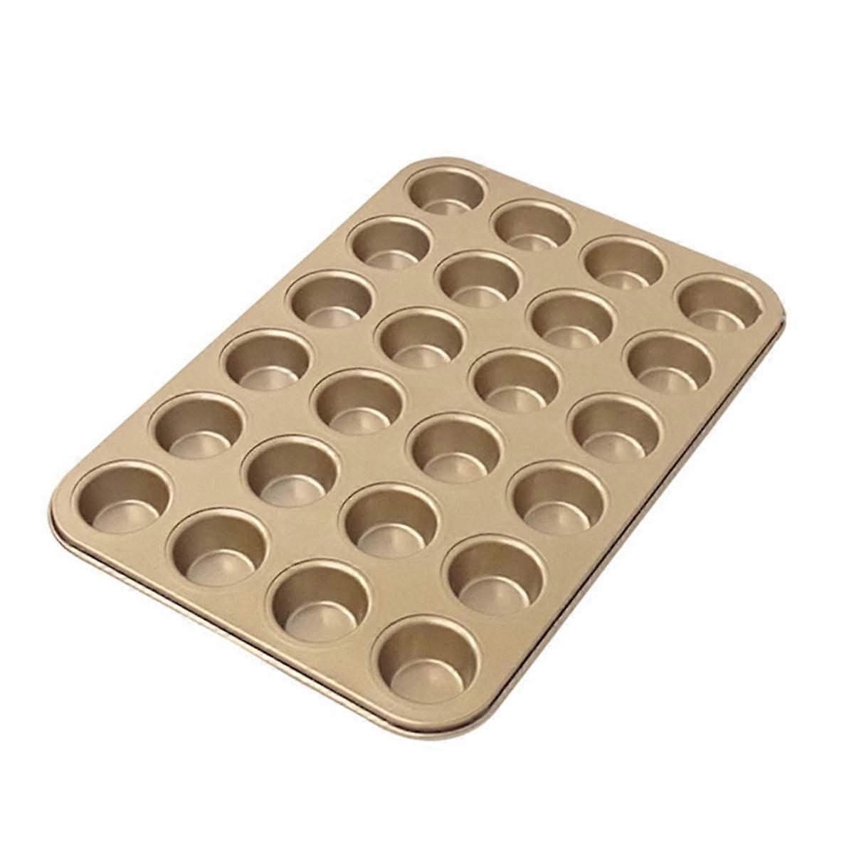 Nonstick 24 Count Muffin Pan with Extended Handles for ,to Promoted Even Baking,Dishwasher Safe A